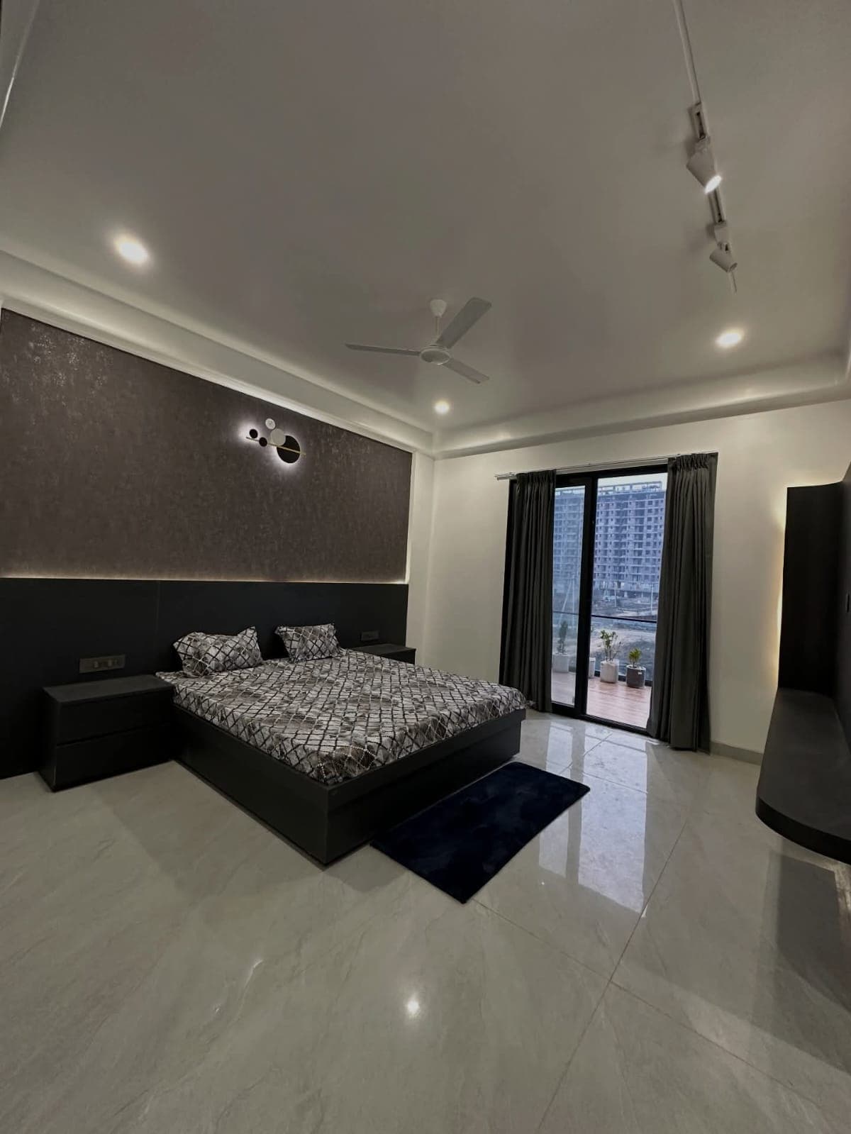 Bedroom interior designed by Naksha Construction