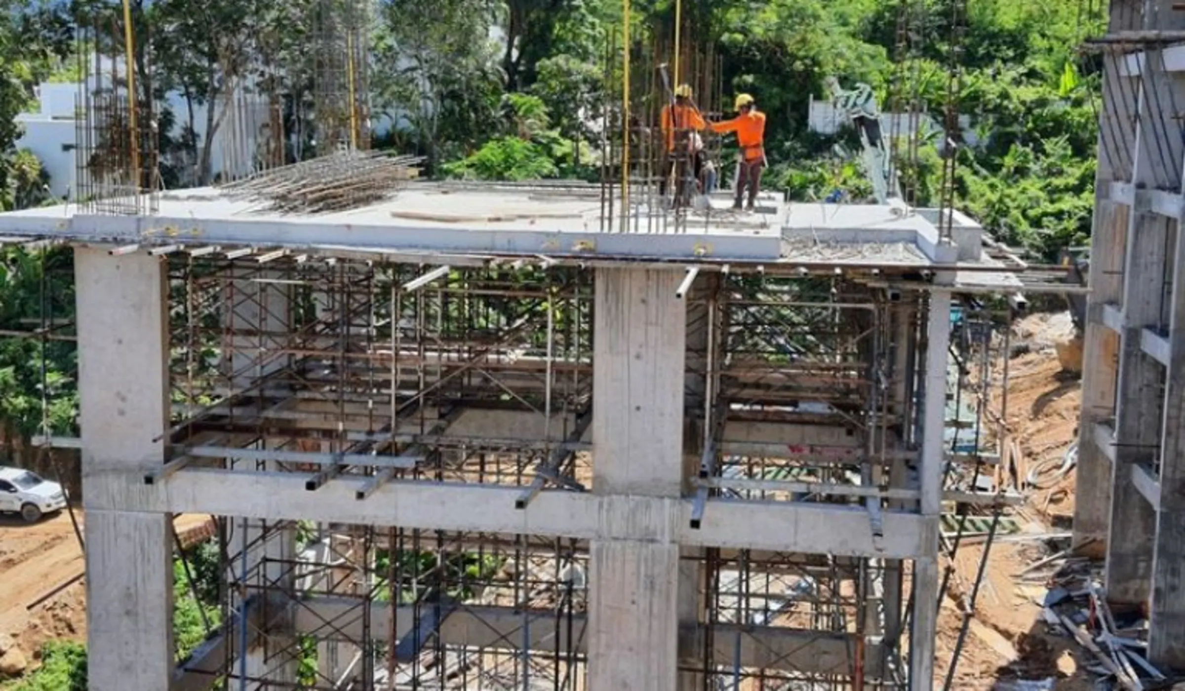 Construction site by Naksha Construction