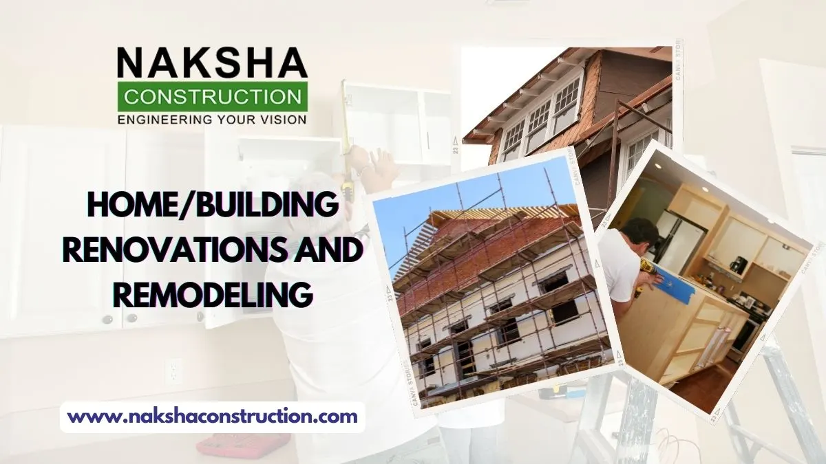 Home renovation and remodeling work in progress