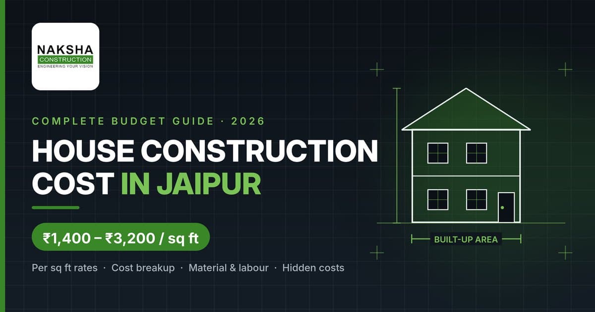 House Construction Cost in Jaipur : Complete Budget Guide
